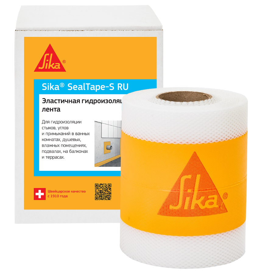 Лента для герметизации углов во влажных зонах Sika SealTape S, 10 м купить  в СПб